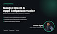 be your google sheets expert for apps script automation and dashboards