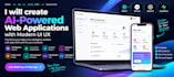 create ai powered web applications with modern UI UX