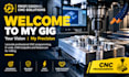 do cnc programming, g code, cam toolpaths and mastercam for milling