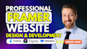do responsive framer website, framer landing page and custom framer web design