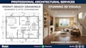 draft architectural permit plans for your basement remodel or attic layout