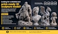 create custom 3d printable sculpture models for 3d printing