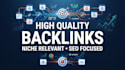 build high quality niche relevant backlinks for off page SEO