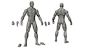 create custom 3d articulated model 3d action figure flexi toys model 3d figuring