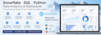 build snowflake sql dashboards data analytics, ai solutions