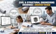 do civil and structural engineering drawing, architect review engineer stamp