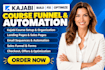build and fix your kajabi course funnel and automation