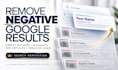 erase arrest records, mugshots, bad articles and negative links from google