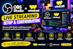 configure obs studio and whatnot live streaming setup