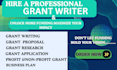 do grant research, grant proposal and application non profit grant writer