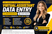 create professional data entry and web research services
