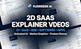 create a 2d saas product explainer, b2b video, startup video