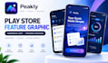 design a professional google play store feature graphic