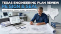 review sign seal texas engineering plans for permit approval