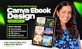 design a professional canva ebook with an editable layout