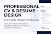 create a professional ats friendly CV resume