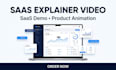 create an animated saas explainer video and saas demo video