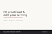 proofread and edit your documents emails and resumes