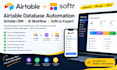 build airtable database automation airtable CRM ai workflow softr io expert