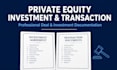 draft professional private equity investment and transaction documents