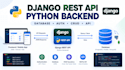 build django rest api and python backend for your web app