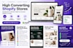 build a high converting shopify d2c ecommerce website that sells