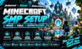 setup a professional minecraft smp with custom features