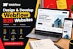 design and develop webflow b2b websites