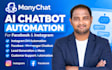 setup manychat ai chatbot automation for social media facebook instagram chatbot