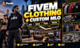 create custom fivem clothing, vehicle, mlo maps, chains, tattoos and assets