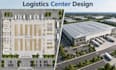 design logistics center architecture layout distribution facility planning draws
