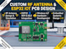 design rf antenna pcb, esp32 wifi ble and wireless iot hardware