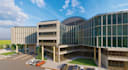 construct 3d industrial complex,public park space,block plan,glass facade render