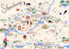 design a custom map, city illustration, and vector site plan