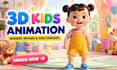 animate 3d cocomelon style kids nursery rhymes