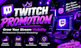 promote your gaming stream and build online visibility