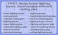 design house lighting layout, electrical plan reflected ceiling plan
