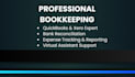 do professional bookkeeping and virtual assistant tasks