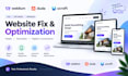 fix mobile responsiveness and speed issues on weblium  ucraft duda website