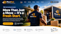 design moving company website logistics,trucking freight website