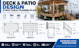 create deck patio design structural framing plan for residential building