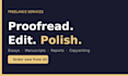 copyywriting, editig, proofreading, creative writing and translation