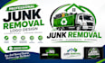 junk removal logo design pressure washing junk removal