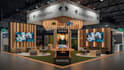 design a 3d trade show booth and exhibition booth design