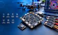 design drone flight controller pcb with stm32, esc, gps and ardupilot
