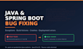 fix your java spring boot bug, error or exception fast