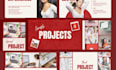 create powerpoint template design, google slides, canva presentation slides