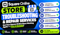 fix square online checkout payment cart issues product shipping tax setup issues