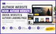 design author website book author website ebook website and author landing page