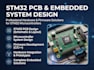 design stm32 pcb, microcontroller and embedded hardware system